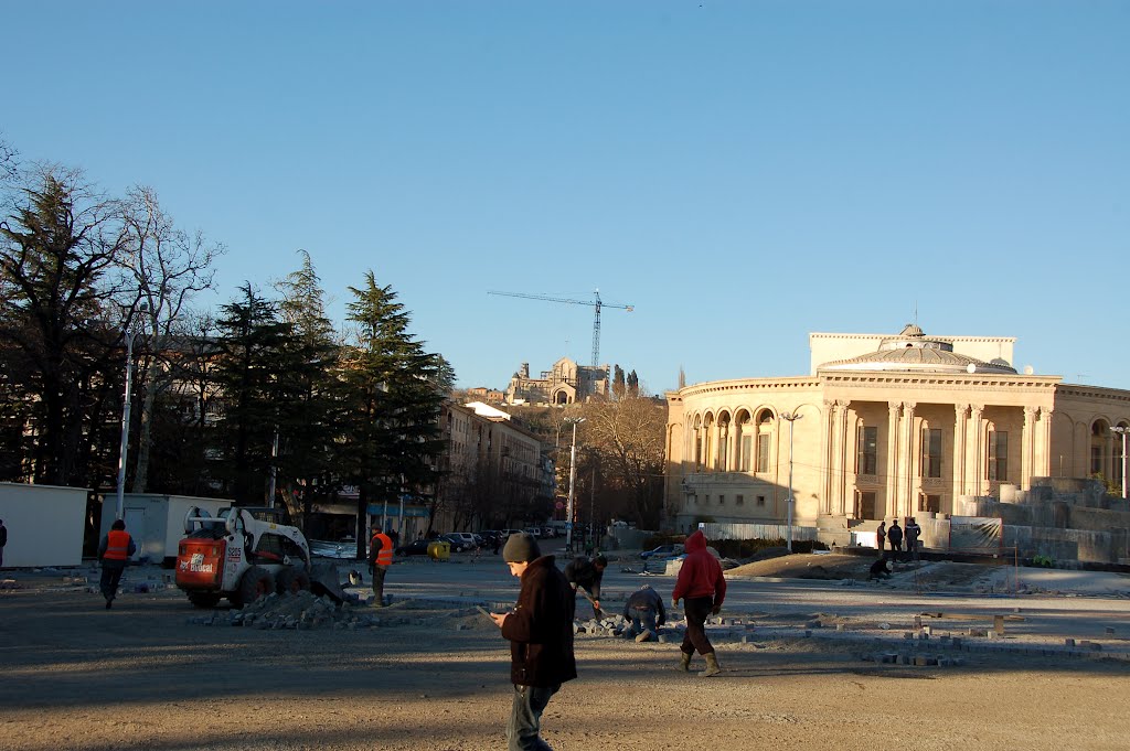 Central Square reconstruction, 2012 by Gabriel A