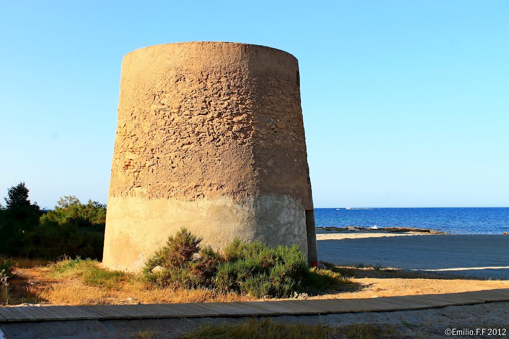 Molino salinero en las salinas del Pudrimel de La Manga del Mar Menor by Emilio.F.F