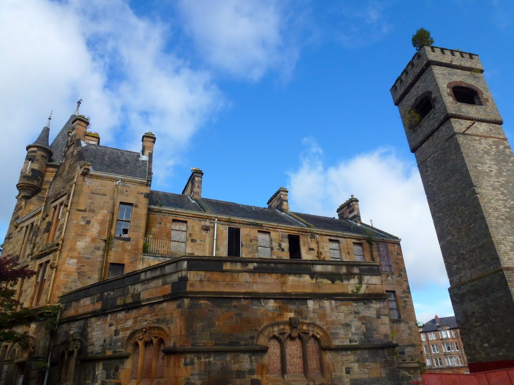 Gordon St. Old "derelict" Fire Station by Kingdavidofscotland