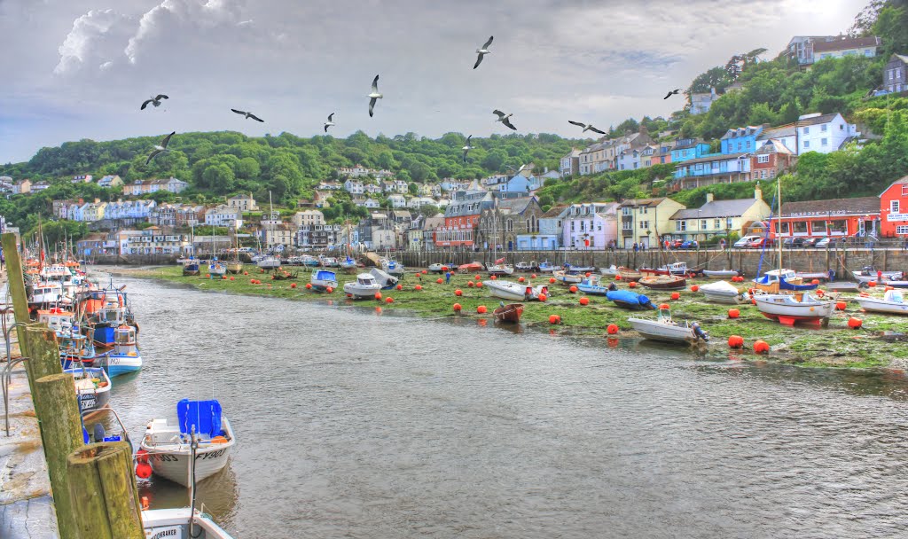 Cornwall, view across to east Looe by les watson