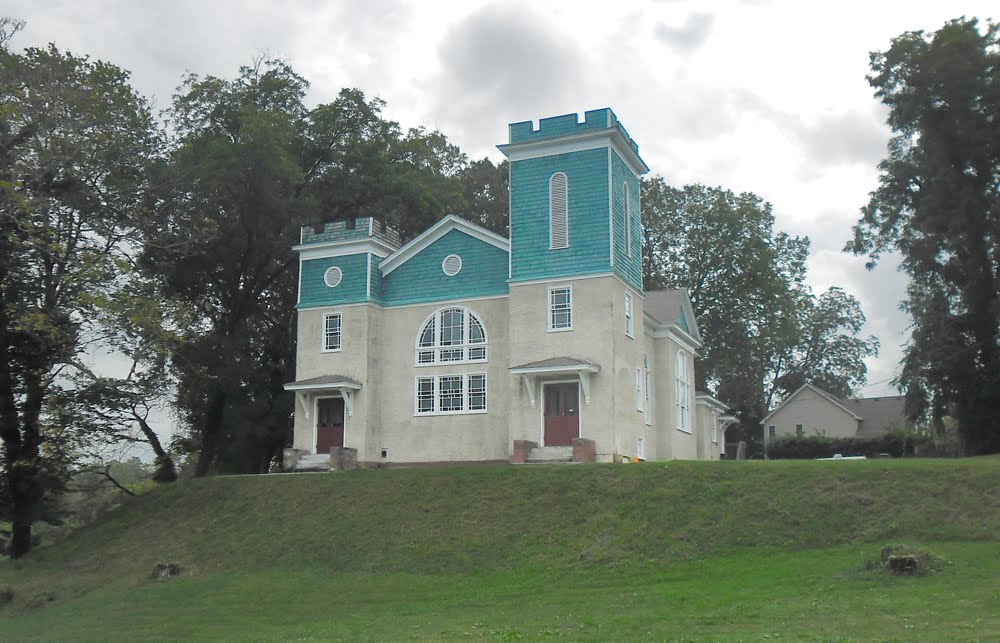 Hill Street Baptist Church, Smithfield, Isle of Wight County, VA. (circa 1830) by r.w. dawson