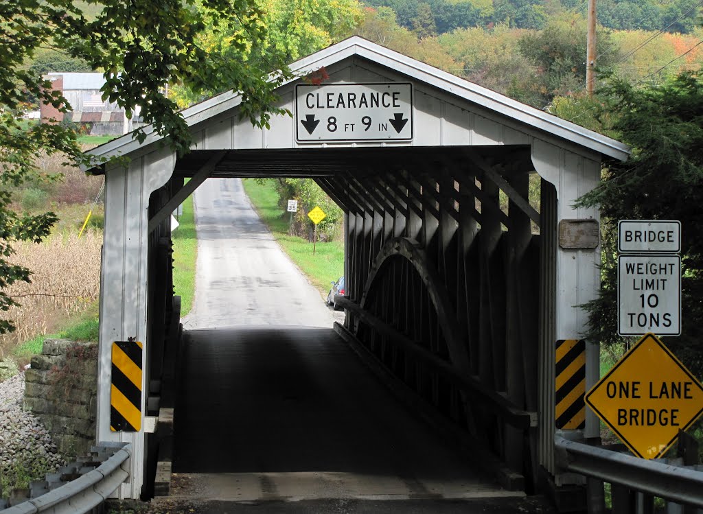 Neshannock Covered Bridge by Chris Sanfino