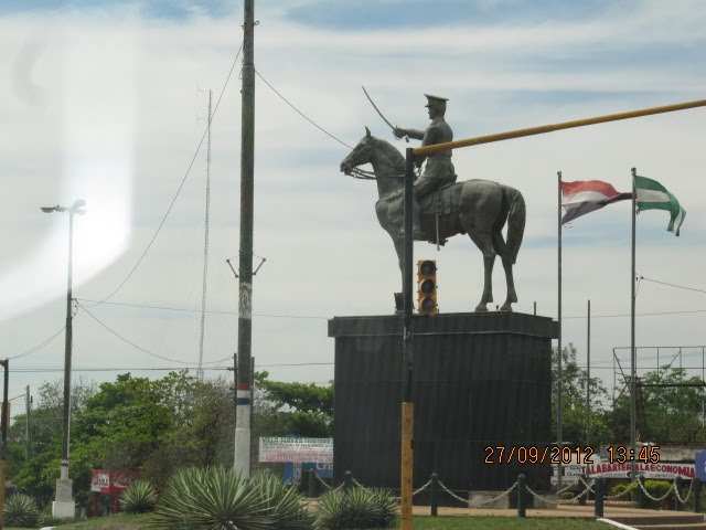 Monumento al Mariscal Jose Felix Estigarribia Villa Hayes chaco by Modesto Silva