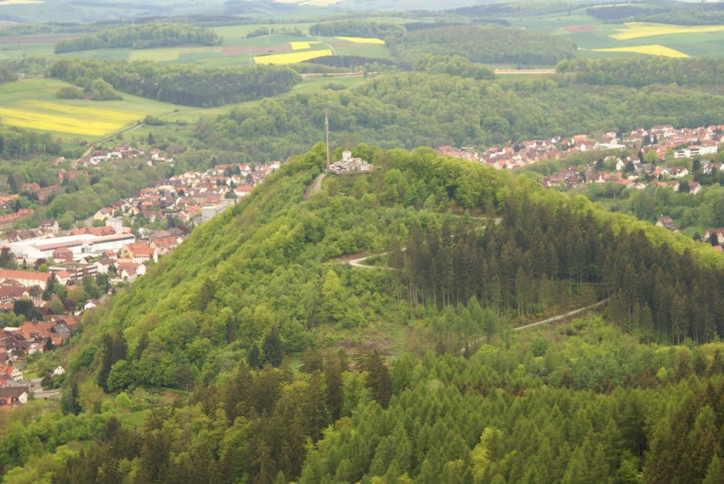 Blick vom Bismarckturm Bad Lauterberg zum Hausberg (Harz) by Altmeister