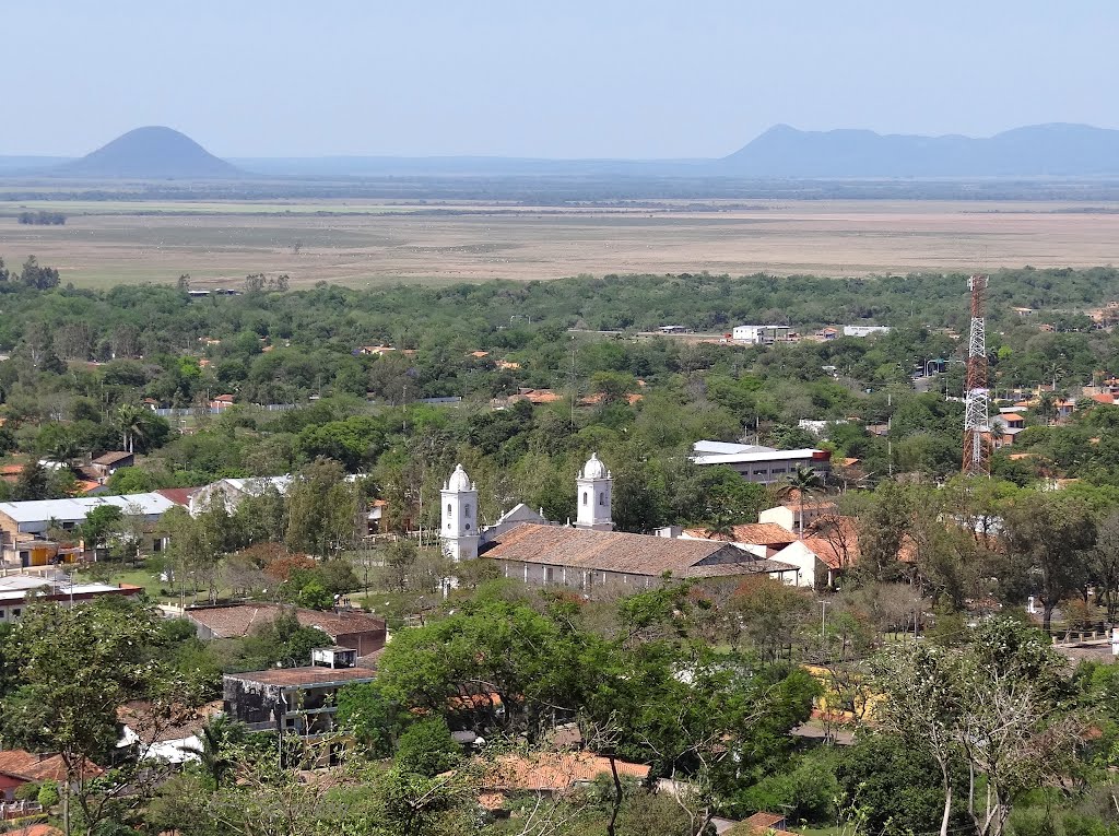 Iglesia de Paraguari visto desde Cerro Peró by Cesar Bordón V.