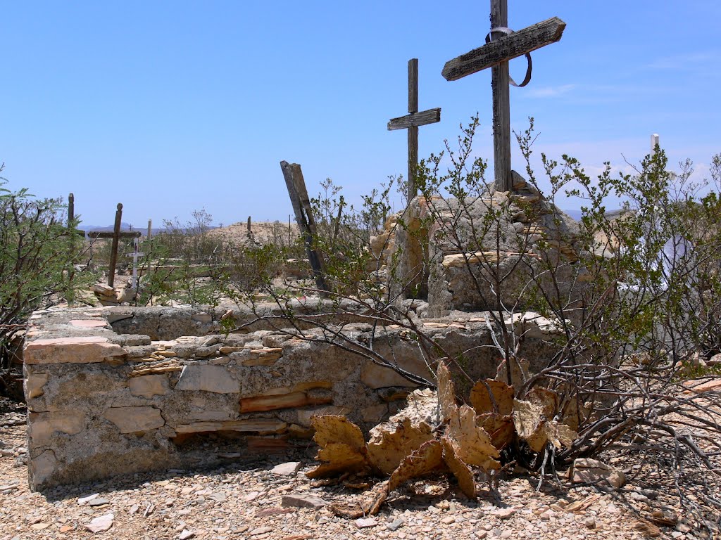 Terlingua Cemetery, Terlingua Ghost Town, Texas by J.gumby.BOURRET