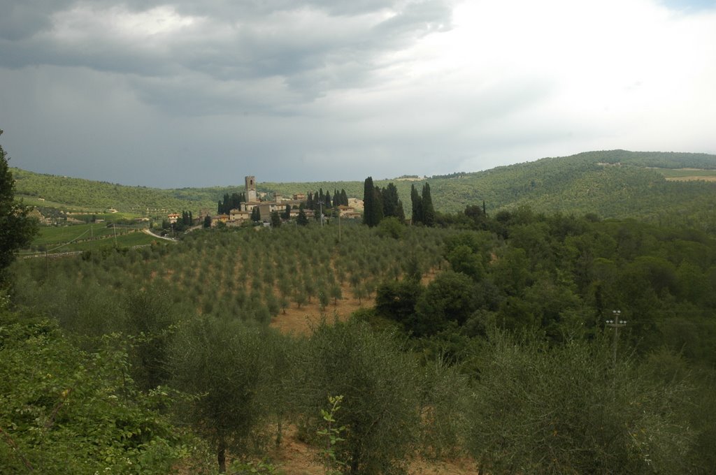 Badia Passignano. Toscana by Concepcion Becerril