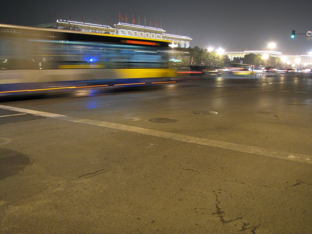 Tiananmen traffic by John Martz