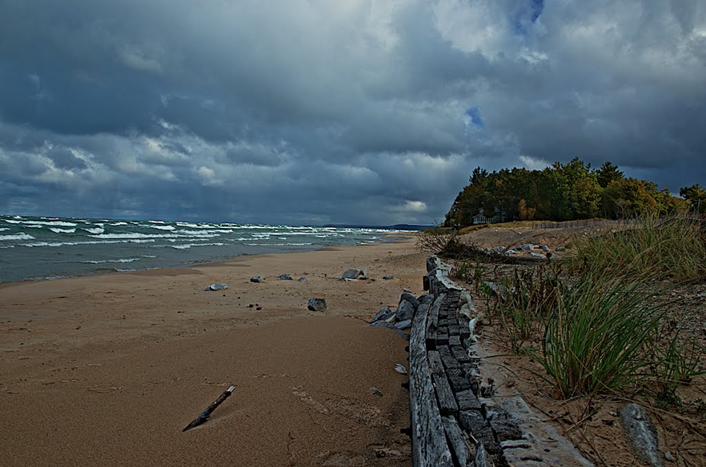 Lake Michigan Shoreline near Bar Lake by jmickevi