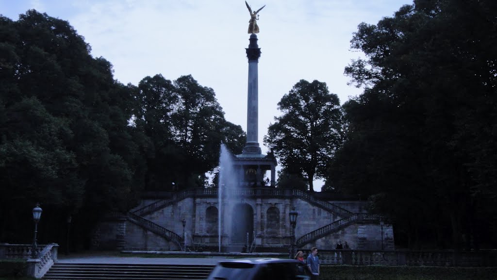 View of the Angel of the Peace - Munich by Diego Giuseppe