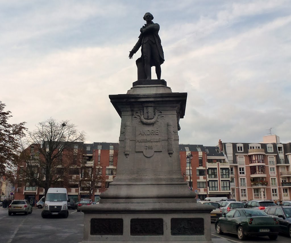 Lille, Statue du Maire André.- Place du Concert by Pierre Andre Leclerc…