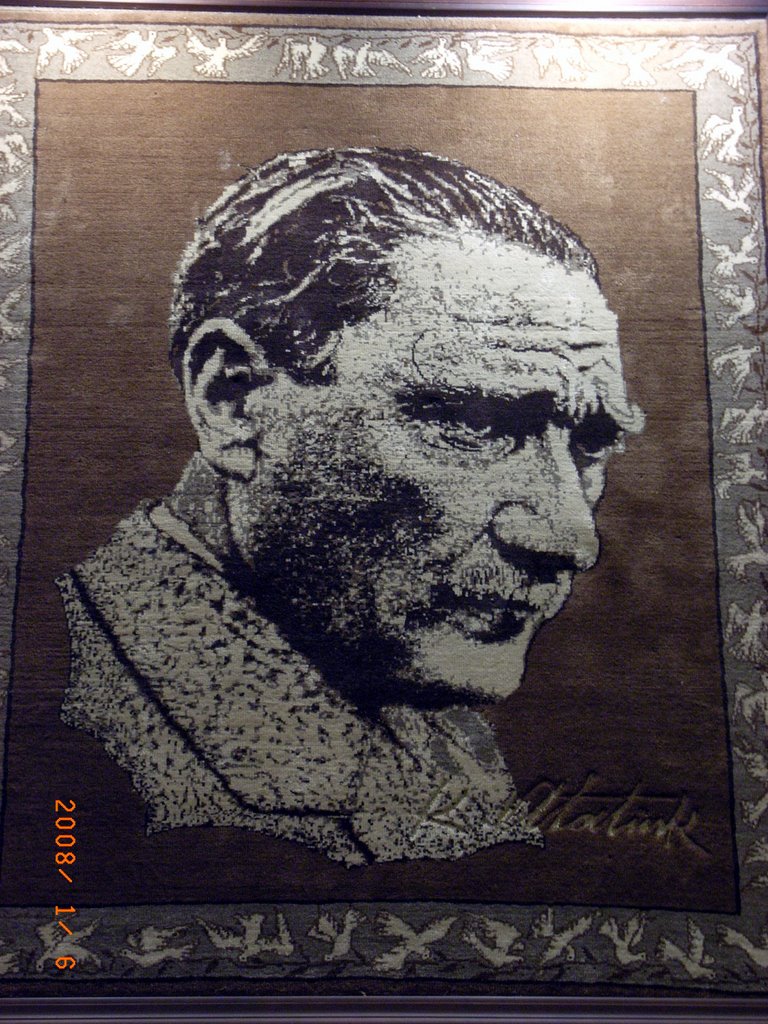 Teppich/Carpet Kemal Atatürk by Harald Rücker