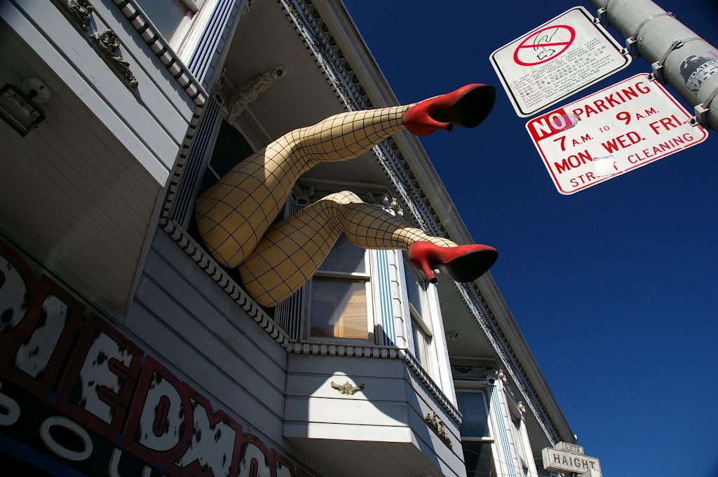 Haight Ashbury, San Francisco, California, USA by Rod Martin