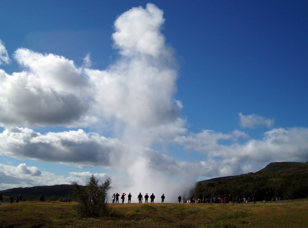 Strokkur surprise by Sergei Sarychev