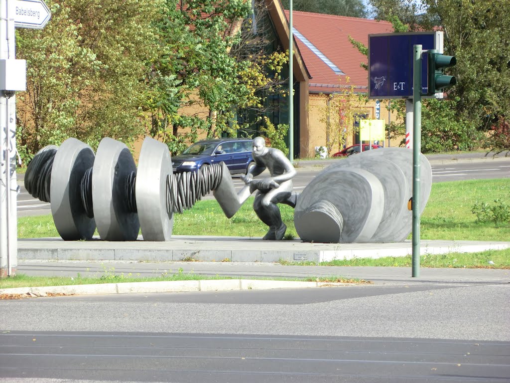 Skulptur-Kreuzung Berliner Str.-Nutheschnellstr. by PEFA2012