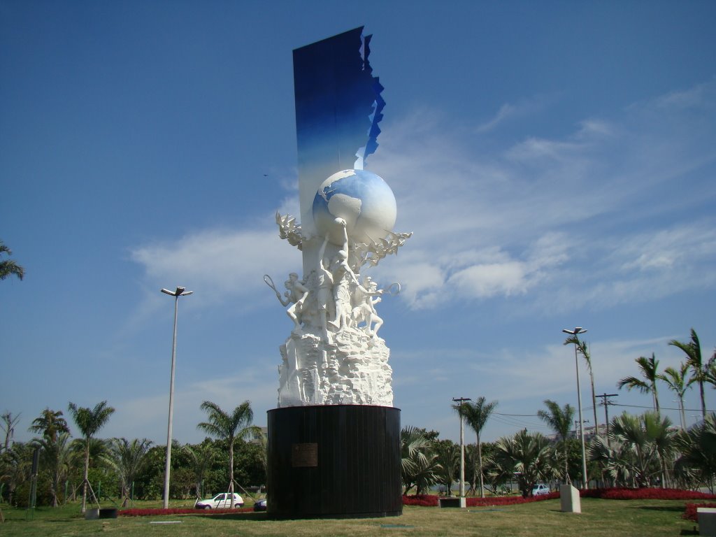 Monumento aos XV Jogos Pan-americanos Rio 2007 by ADILSON REZENDE-ARS