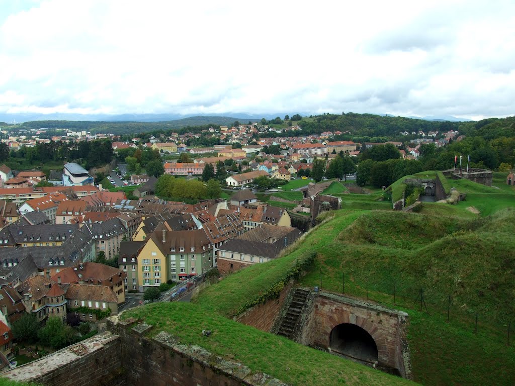 Belfort depuis la citadelle by seb4145