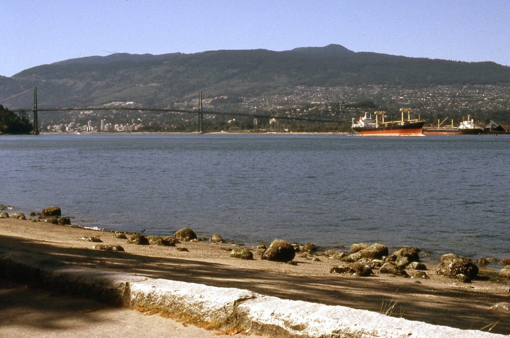 Burrard Inlet, Vancouver by A J Butler