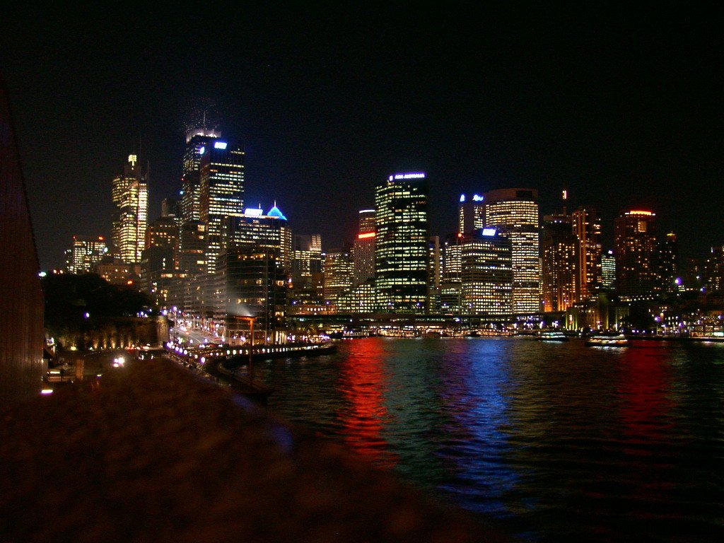 Sydney at night, Australia (Octobre 2002) by Jan o'Sch