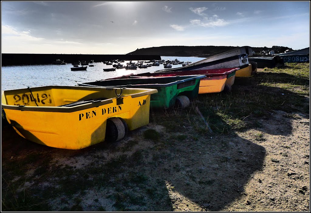 Boote im Hafen von le Loc´h by Lothar for Panoramio