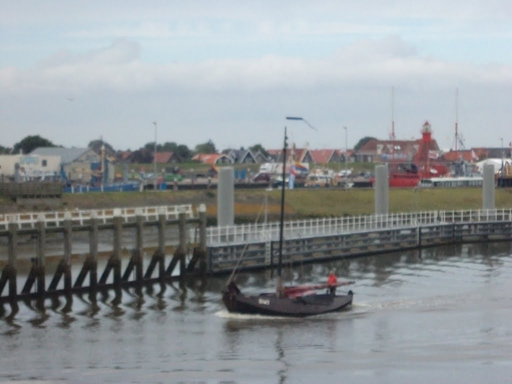 Locking into the Ijsselmeer by John Crill