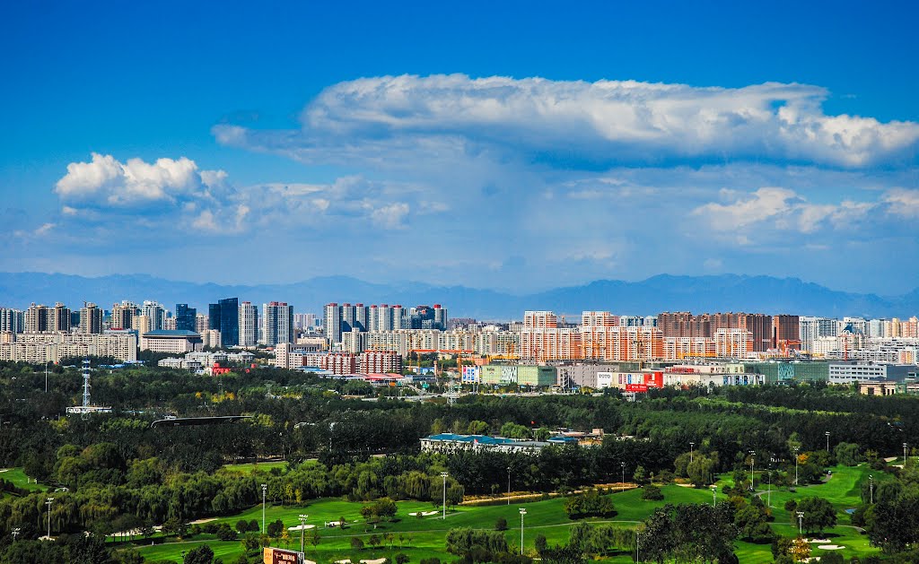 北京北五环外 Overlook of Outside Area of North 5th Ring Road in Beijing by Michael LI