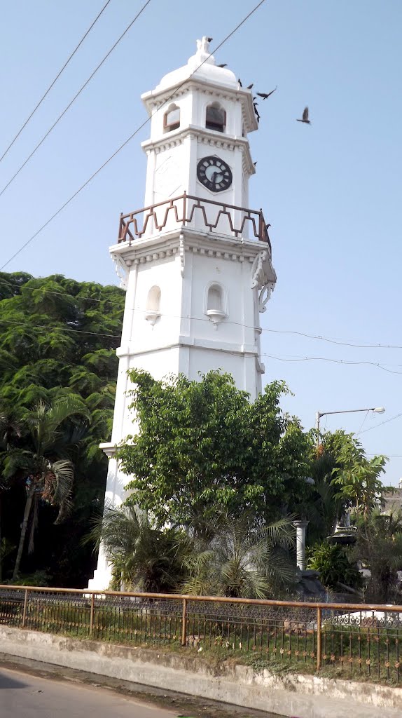 Clock tower pondicherry by binyamin00