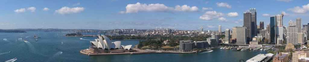 Sydney from the Harbour Bridge pylon by Mykola Pinkevych