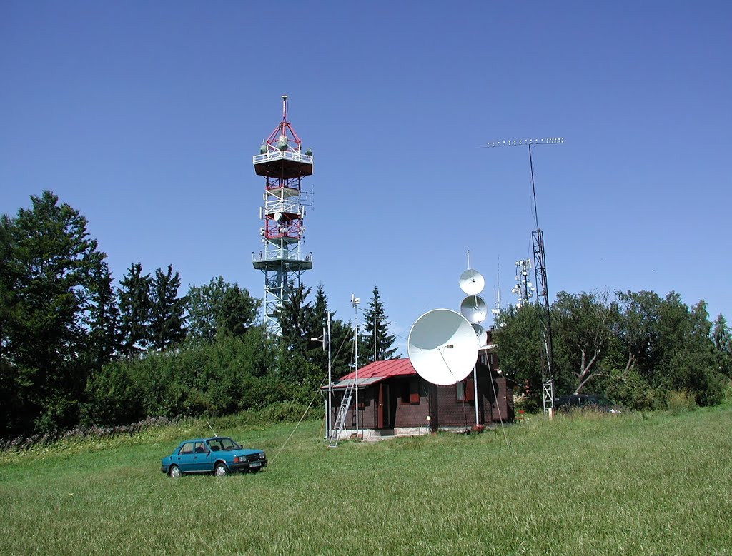 Radioamatérská stanice na vrcholu Kozákova - Český ráj by Rodrich