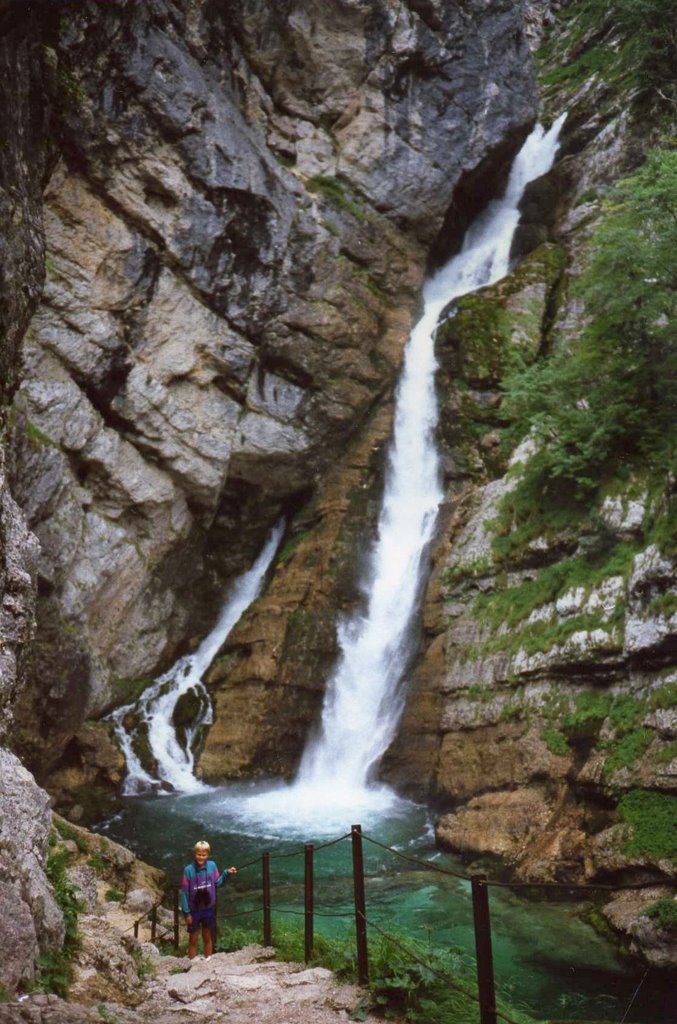 The Savica Falls (july 1989) same as to day by John Dhiin