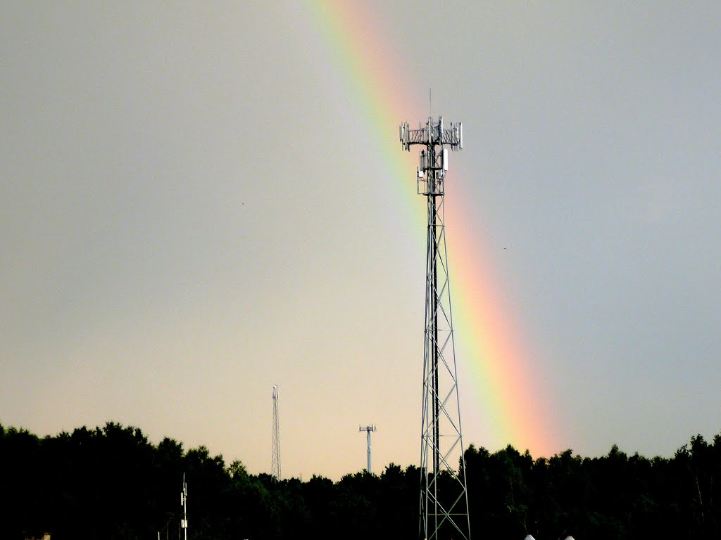 Tęcza nad lasem by Dziadek59