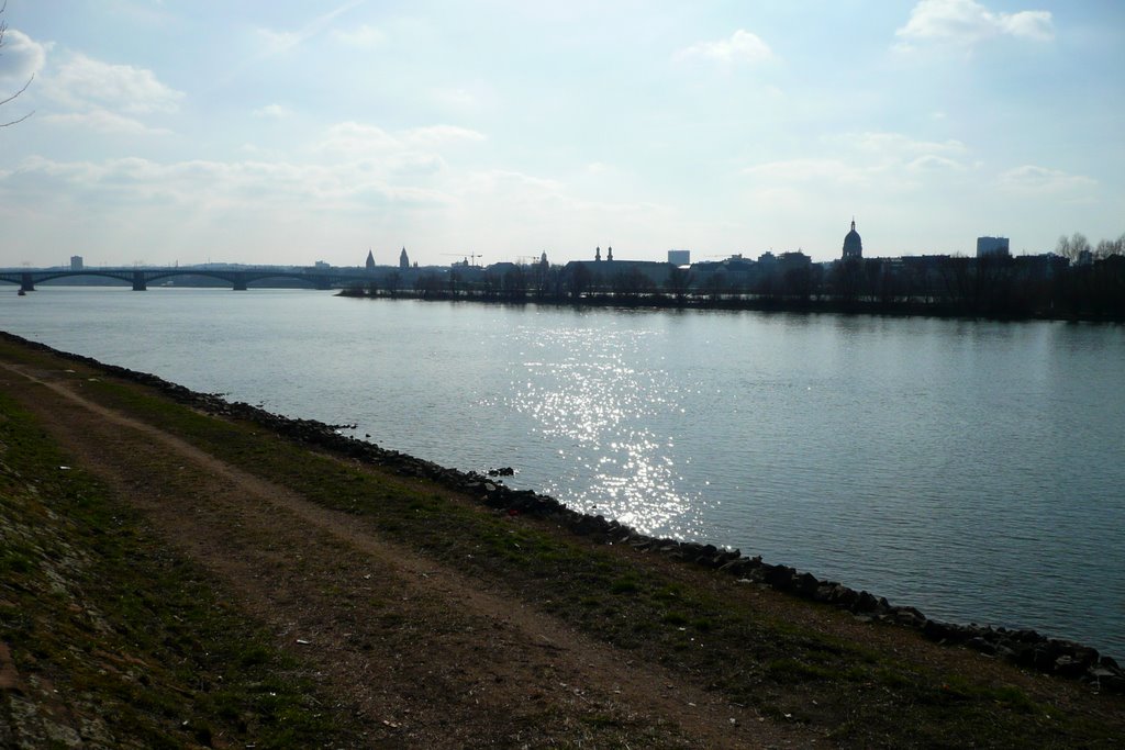 Ansicht Mainz, Rheinufer by © DerSIGGY