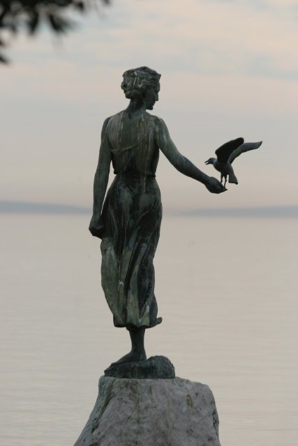 The symbol of Opatija by Gábor Ligeti