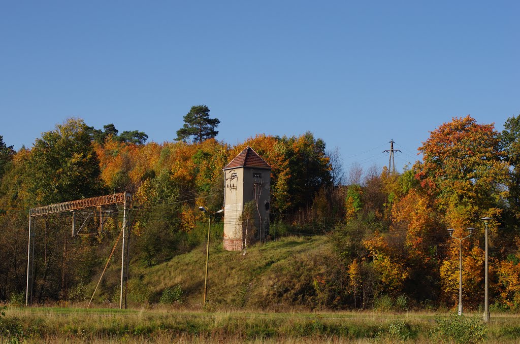 Morning near Marciszów train station by Aleksander Kwiatkowski