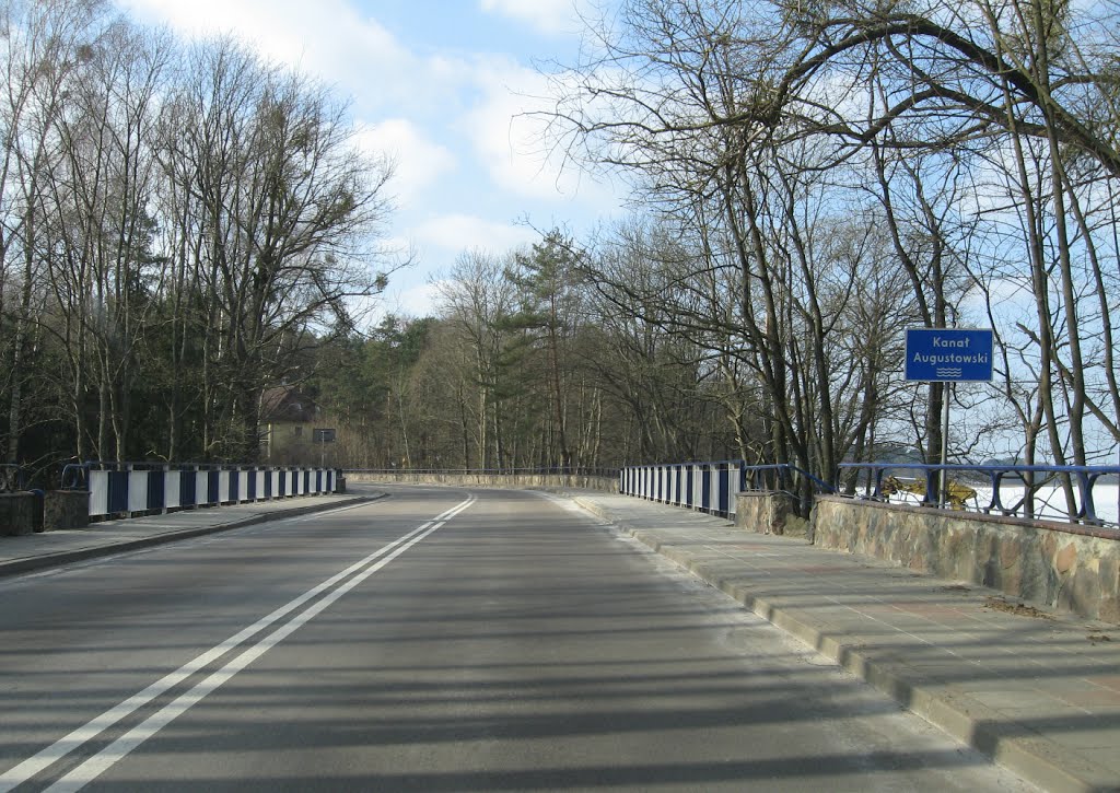 Bridge over Augustowski chanel - to Augustow City, 2012 by Mariusz Bladek