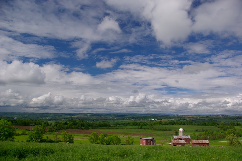 Summer View North across the Mohawk Valley by AHxJB