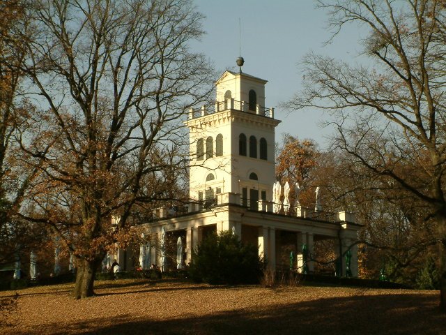 The tower in the Maximir park by Gábor Ligeti