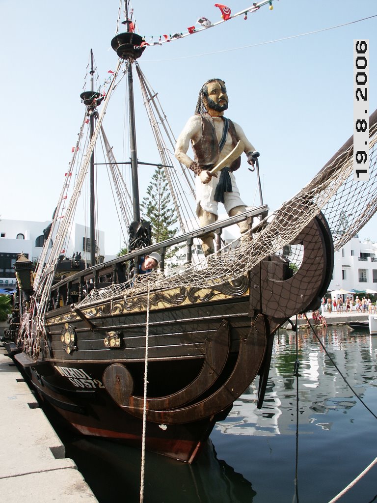 Pirate-ship in Sousse by Andrey Sulitskiy