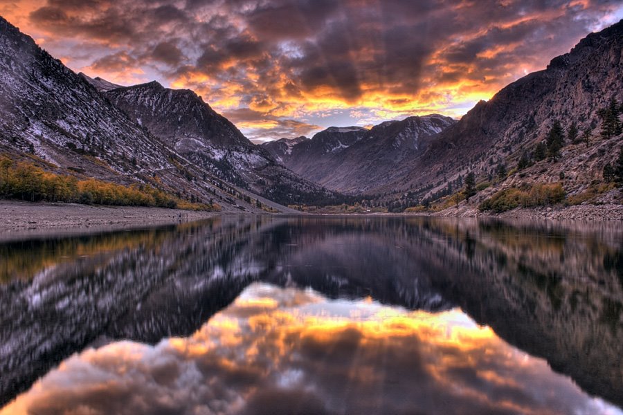 Eastern Sierra Sunset by JeffSullivanPhotography