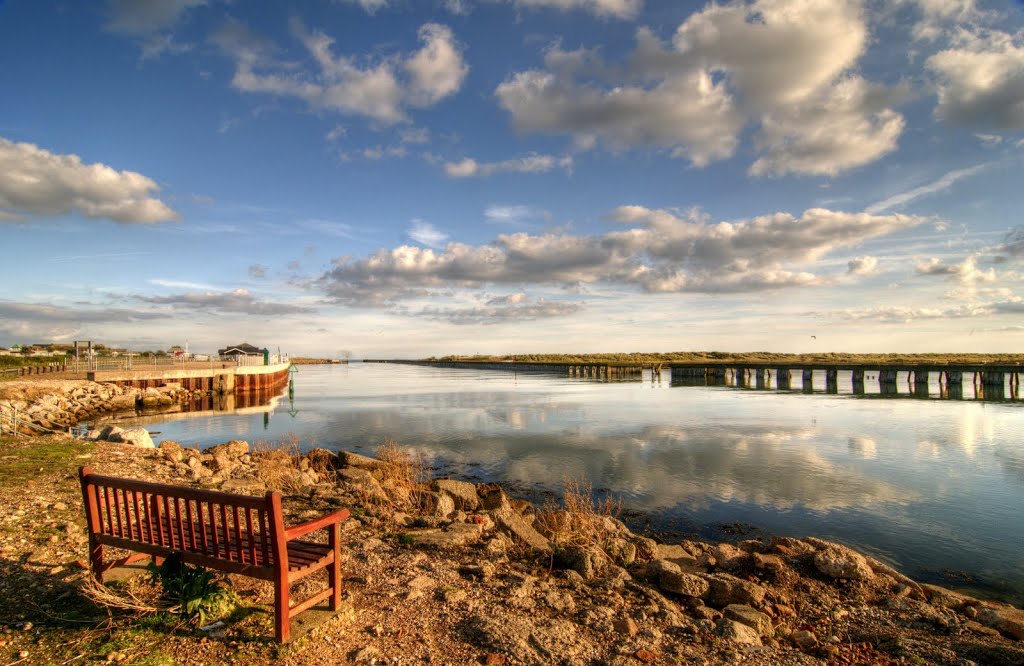 Southwold harbour by Mike. Baker