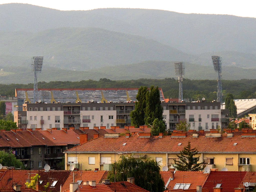 Stadion, pogled s Volovčice by l@l