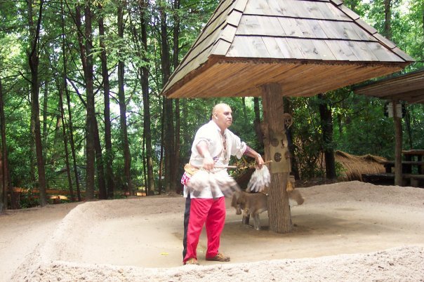 Cherokee Ocanaluftee indian village (dancing for the gods) by tinawaldo