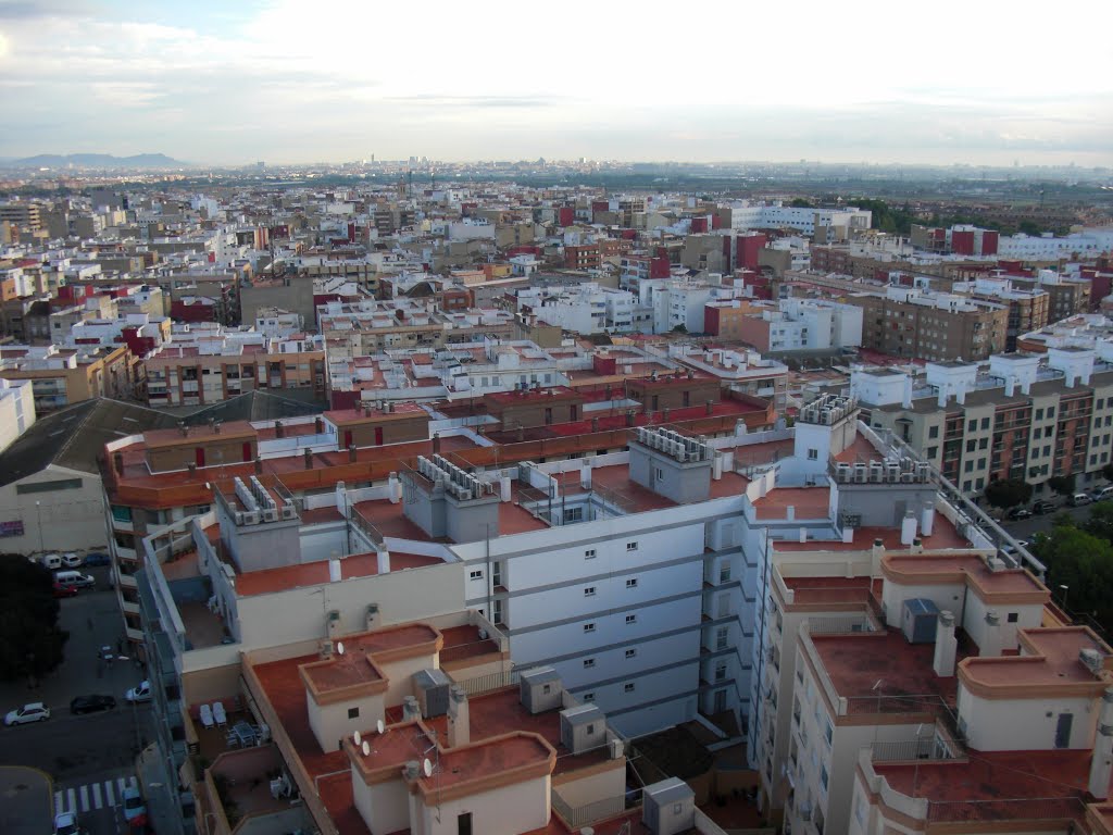 Vista panorámica desde edificio en avda. de Juan Carlos I, Torrente 2012 by PepeTenorio