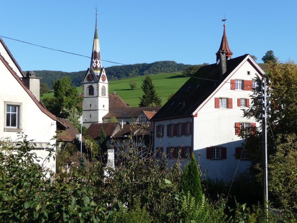 Blick zur Dorfkirche Schleitheim by bienenritter