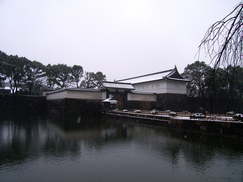 Snowscape, Otemon Gate;雪の江戸城大手門 by NozakaArchitects&Design,Tokyo