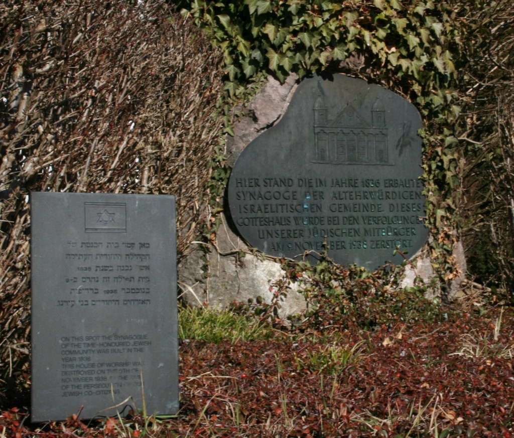 Gedenktafel Synagoge by dersteiger