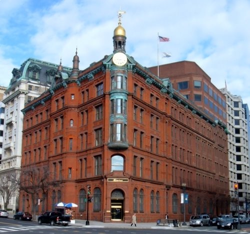 Historical Bank Architecture near White House at 15th Street, Pennysylvania and New York Avenues, NW, Washington, DC, USA by USAnwalt