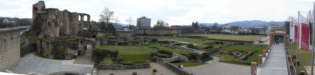 Panorama Kaiserthermen Trier by Johannes Richard