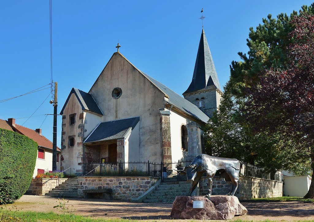 L'église et sa sculpture -- Saint Bérain sous Sanvignes by zambetti salvatore