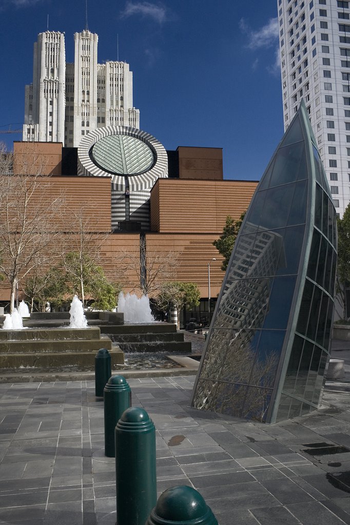 Looking towards the Museum of Modern Art by Fergus McNeill